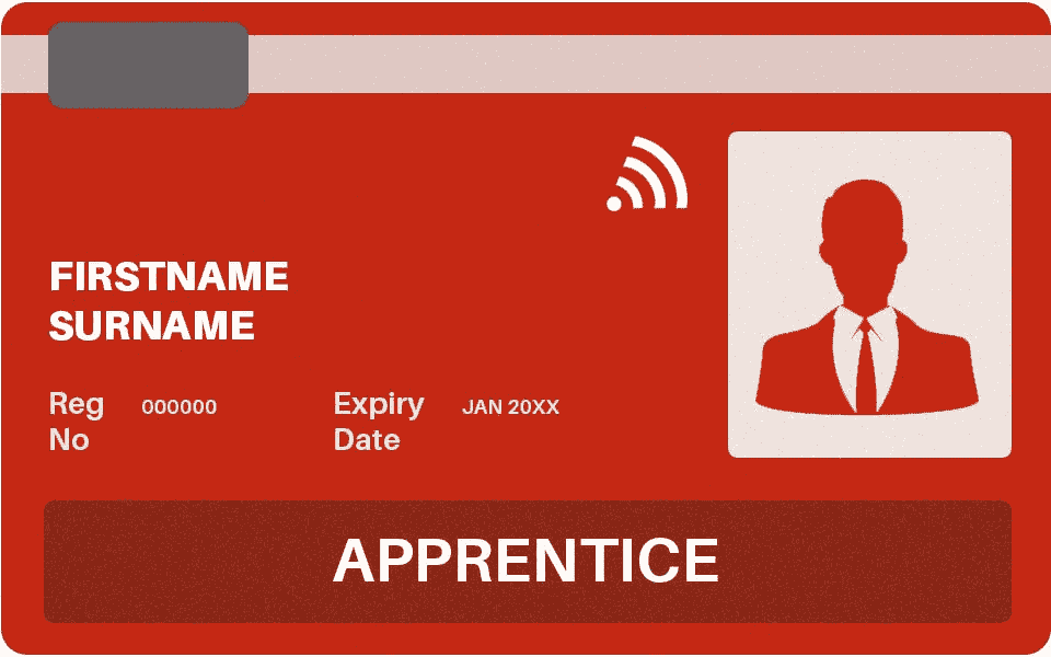 Red Apprentice Card